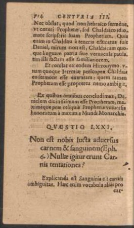 Quaestio LXXI. - Quaestio LXXX.