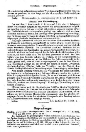 377-384, III. Besprechungen