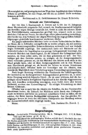 377-384, III. Besprechungen