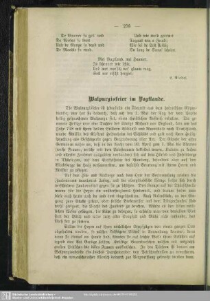 Walpurgisfeier im Vogtlande