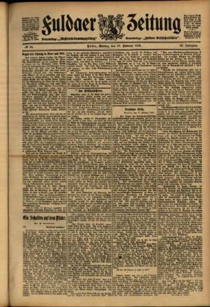Ausgabe vom Montag, den 19. Februar 1906.