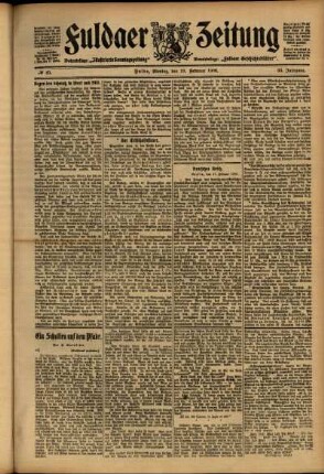 Ausgabe vom Montag, den 19. Februar 1906.