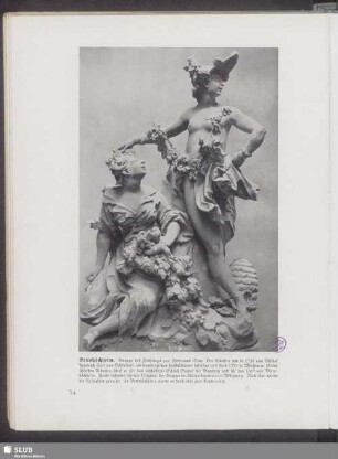 Veitshöchheim. Gruppe des Frühlings von Ferdinand Dietz