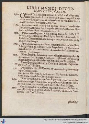 Libri Mvsici Diversarvm lingvarvm.