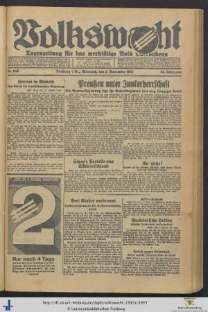 Nr. 256-280 (November 1932)