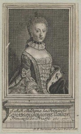 Bildnis der Könign Elisabeth Christine von Preussen