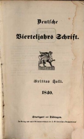 Deutsche Vierteljahrs-Schrift. 1840,3/4