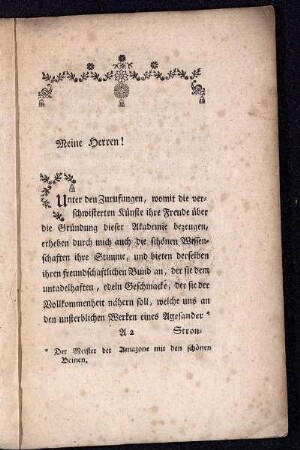 Meine Herren!