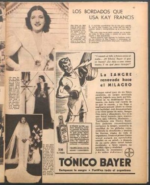 Los bordados que usa Kay Francis [Fotografías]