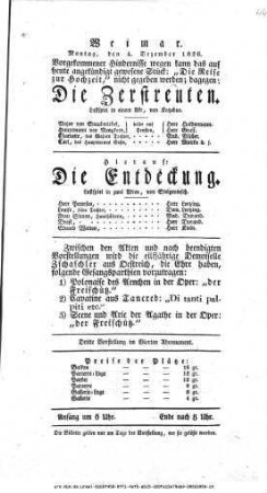 Die Zerstreuten