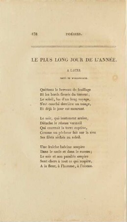 Le Plus Long Jour De L'Année