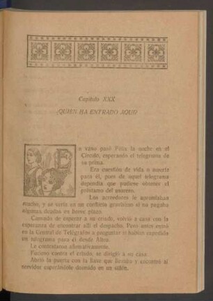 Capítulo XXX - ¿Quién ha entrado aquí?