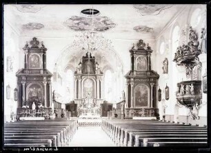 Stadtkirche; Innenraum nach Osten