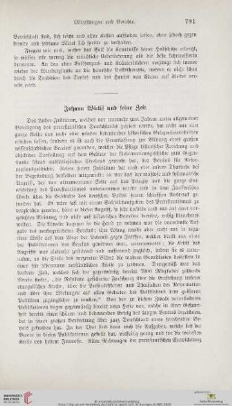 Johann Wiclis und seine Zeit