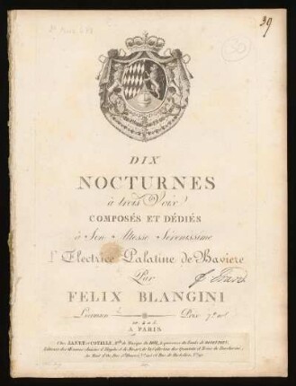 Dix Nocturnes à trois Voix : Livraison 2 : op. 4 et 5