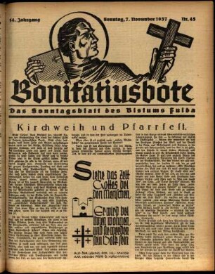 Ausgabe vom Sonntag, den 07. November 1937.