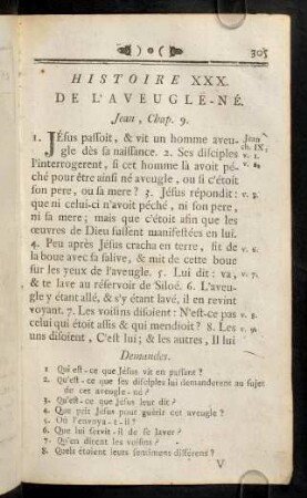 305-310, Histoire XXX - XXXI