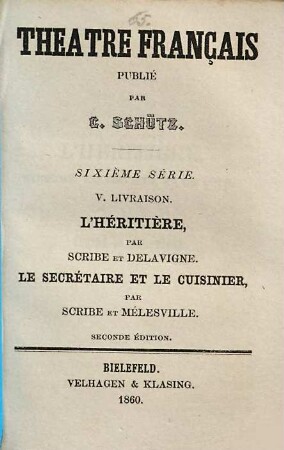 L' héritière : [comédie-vaudeville en un acte]