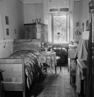 Schlafzimmer der Fotografin