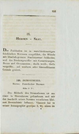 IX. Heroen - Saal