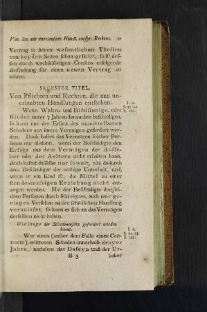 [Sechster Titel. - Zehnter Titel.]
