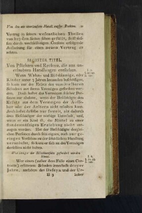 [Sechster Titel. - Zehnter Titel.]