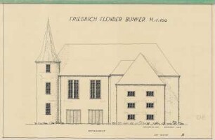 Friedrich Flender Bunker, Ostansicht