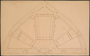Haus des Rundfunks, Berlin-Charlottenburg: Grundriss EG 1:100