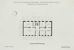 Zschopauthal, Blaufarbenwerk, Rekonstr., 1954