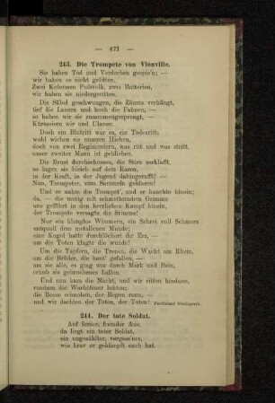 244. Der tote Soldat.
