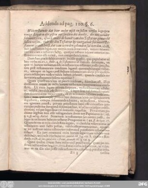 Addenda ad pag. 110. §. 6.