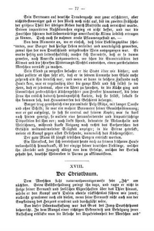 XVIII. Der Christbaum.
