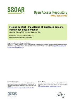 Fleeing conflict - trajectories of displaced persons: conference documentation