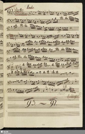 92. Duetto: Zeffiretti che volate / Rutini, G.M.