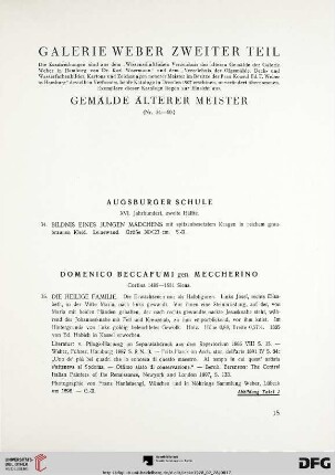 Gemälde älterer Meister (Nr. 34-60)