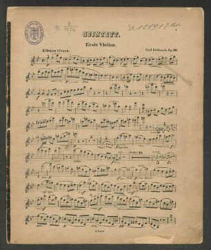 Quintett. Erste Violine.