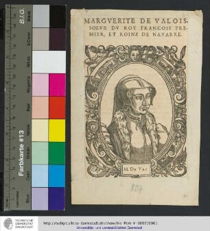 Margverite De Valois, Soevr Dv Roy Francois Premier, Et Roine De Navarre
