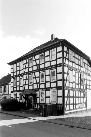 Wohnhaus (Hofreite, Fachwerk); Rosenthal, Marburger Straße 3
