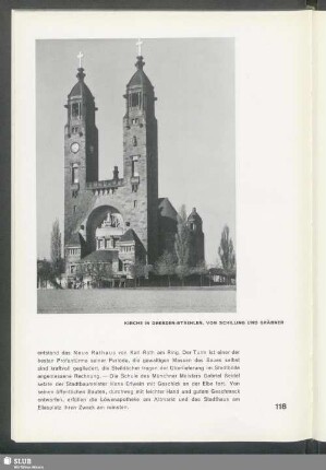 Kirche in Dresden-Strehlen. Von Schilling und Gräbner