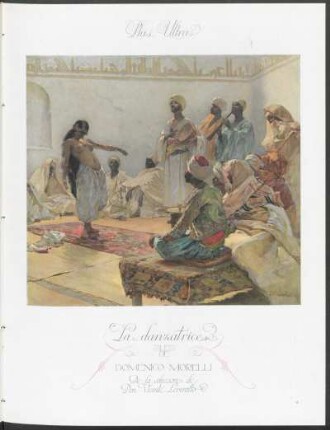 "La danzatrice", óleo