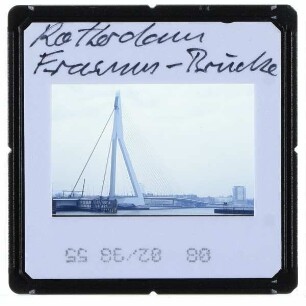 Rotterdam, Kop van Zuid,Rotterdam, Erasmusbrücke
