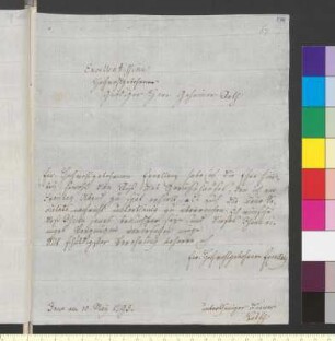 Brief von Batsch, August Johann Georg Karl an Goethe, Johann Wolfgang von