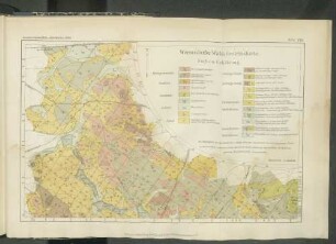 Tafel XXVI. Wermsdorfer Wald; Gesteinskarte