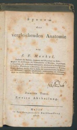 System der vergleichenden Anatomie 2.Th,2