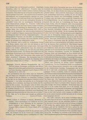 139-141 [Rezension] Hilbert, Gerhard, Ecclesiola in ecclesia