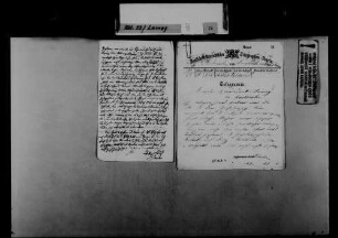 Telegramm von Matthias Schmieder, Tauberbischofsheim, an August Lamey: Truppenbewegungen der badischen und der preußischen Armee.