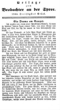 Beilage zum Beobachter an der Spree. 1844. 30. Stueck