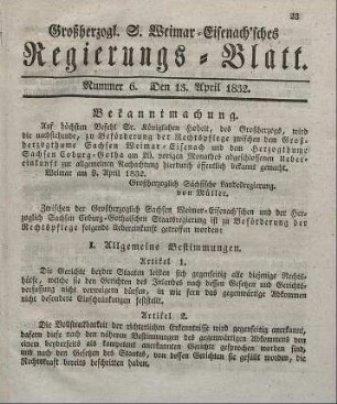 Nr. 6 : 13. April 1832