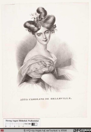 Bildnis Anna Caroline Oury, geb. de Belleville