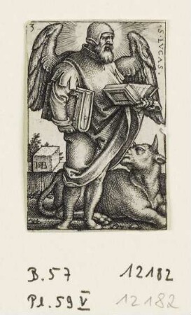 S. Lvcas, Blatt 3 der Folge "Vier Evangelisten"